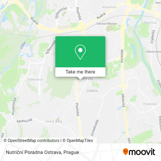 Карта Nutriční Poradna Ostrava