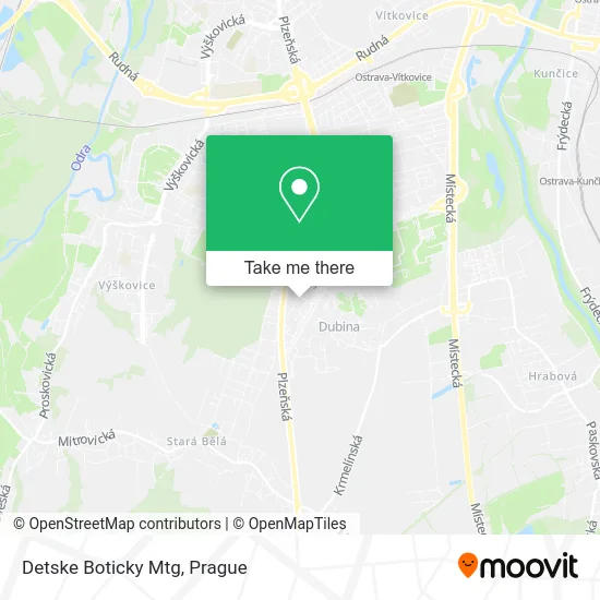 Карта Detske Boticky Mtg