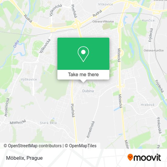 Карта Möbelix