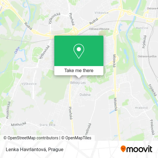 Карта Lenka Havrlantová