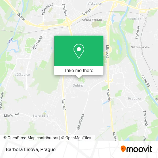 Карта Barbora Lisova