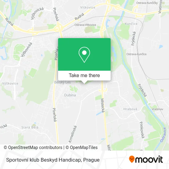 Карта Sportovní klub Beskyd Handicap