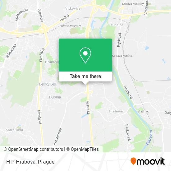 Карта H P Hrabová