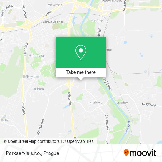 Карта Parkservis s.r.o.