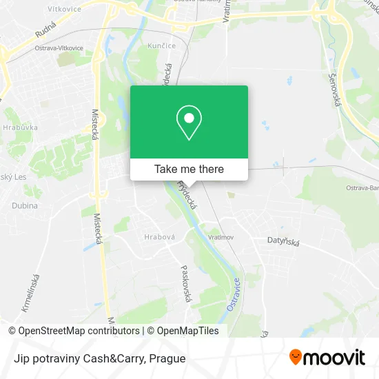 Jip potraviny Cash&Carry map