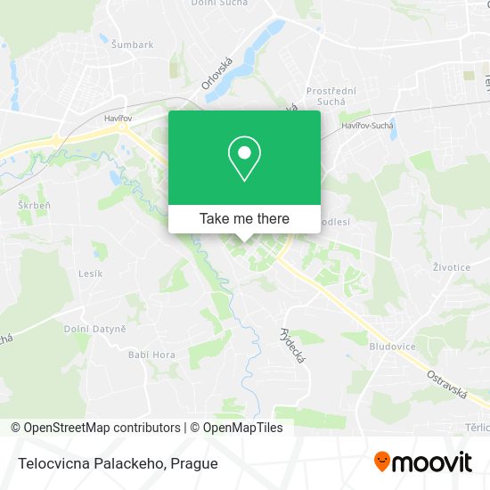 Карта Telocvicna Palackeho