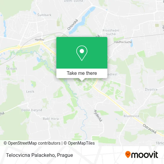 Карта Telocvicna Palackeho