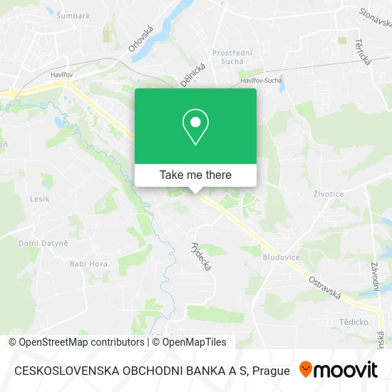 Карта CESKOSLOVENSKA OBCHODNI BANKA A S