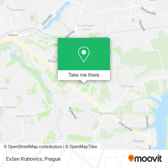Evžen Kubovics map