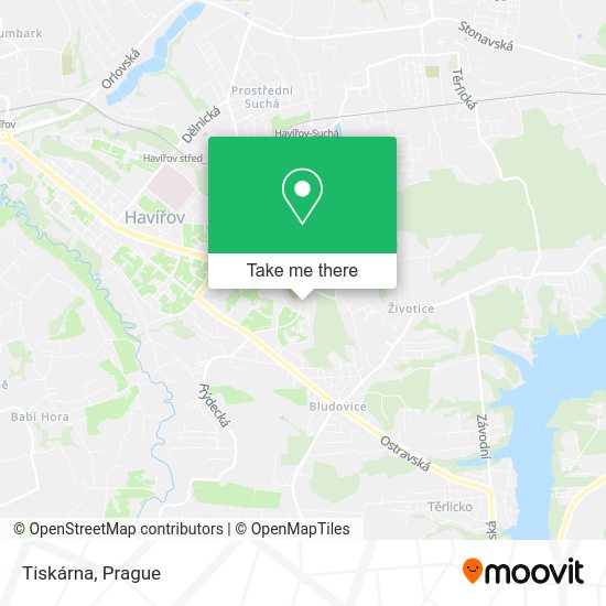 Карта Tiskárna