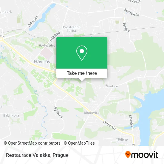 Карта Restaurace Valaška