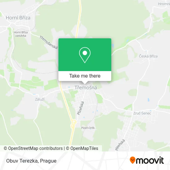 Карта Obuv Terezka