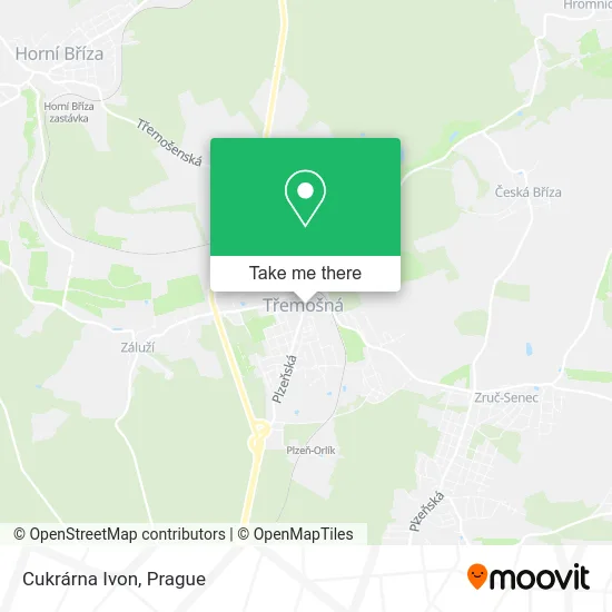 Карта Cukrárna Ivon