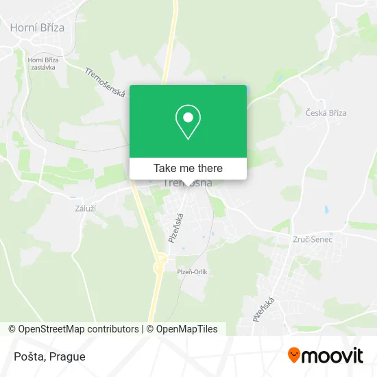 Карта Pošta
