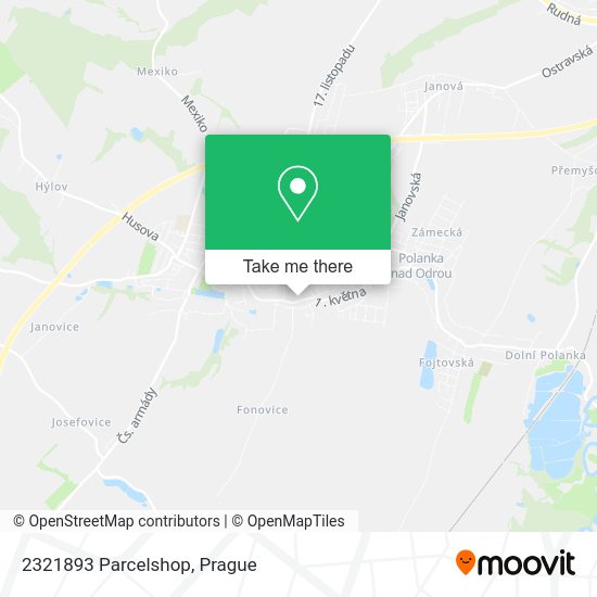 Карта 2321893 Parcelshop