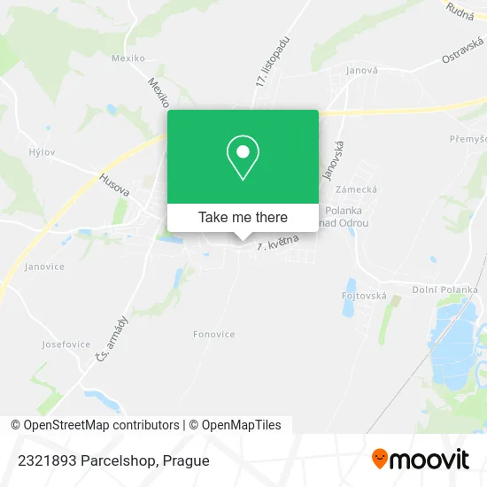 2321893 Parcelshop map