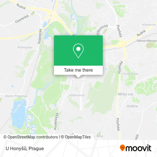 Карта U Honyšů