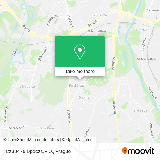 Карта Cz30476 Dpdczs.R.O.