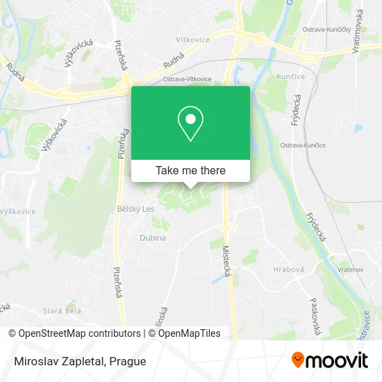 Карта Miroslav Zapletal