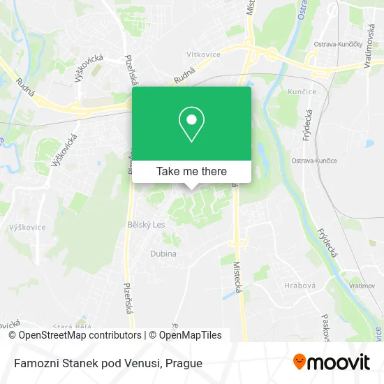 Famozni Stanek pod Venusi map