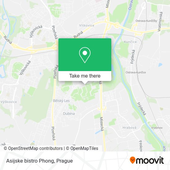 Карта Asijske bistro Phong