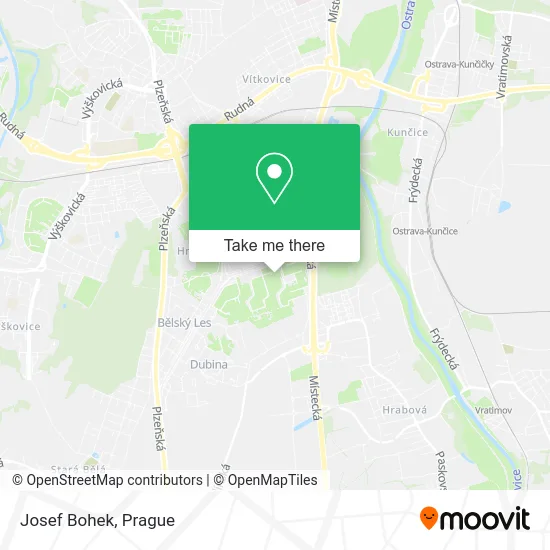 Карта Josef Bohek