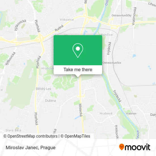 Карта Miroslav Janec
