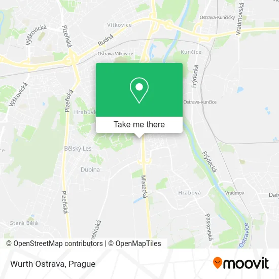 Карта Wurth Ostrava