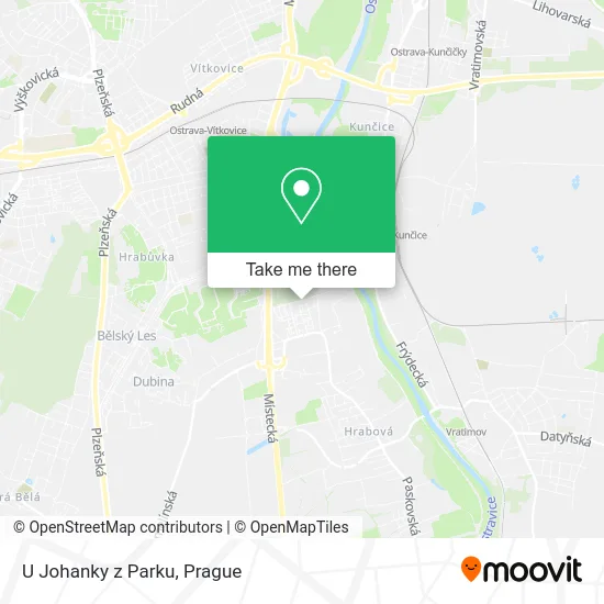Карта U Johanky z Parku