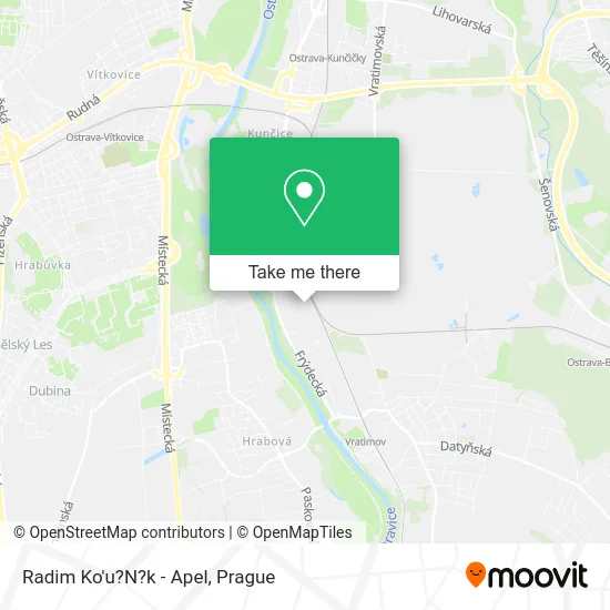 Карта Radim Ko'u?N?k - Apel