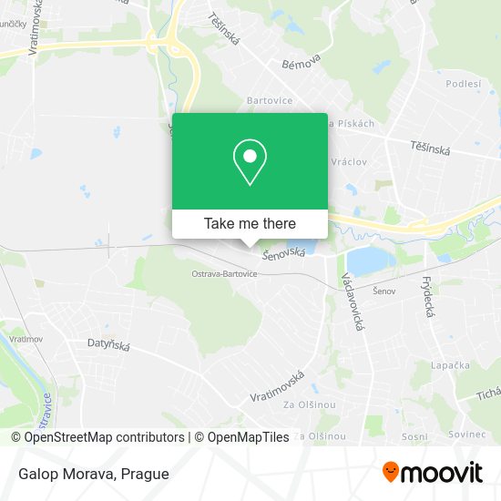 Карта Galop Morava