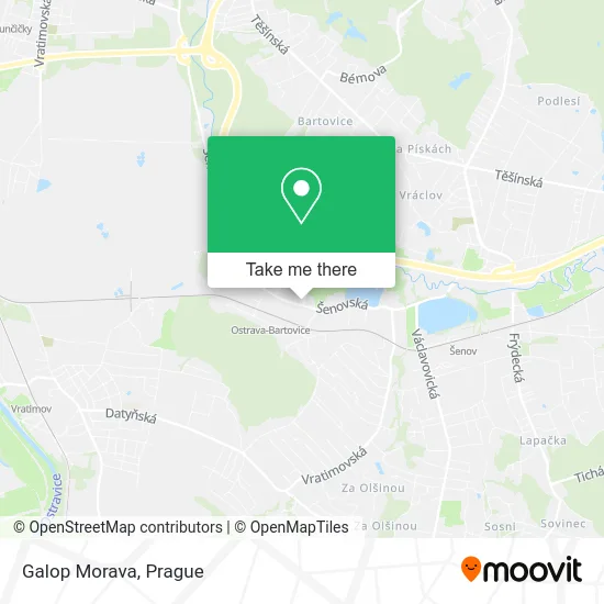 Карта Galop Morava