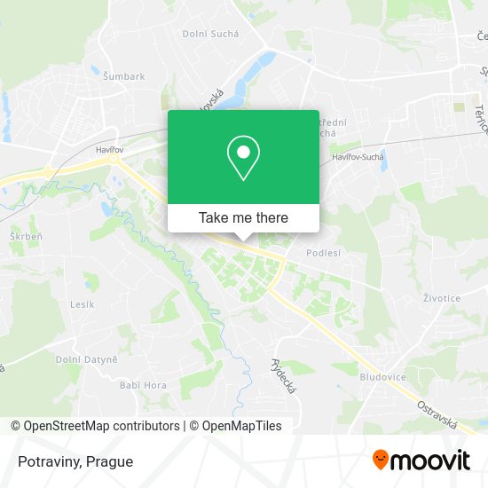 Карта Potraviny