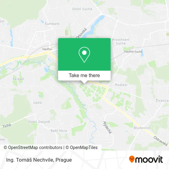 Карта Ing. Tomáš Nechvíle