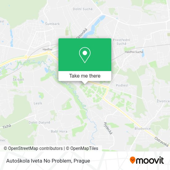 Карта Autoškola Iveta No Problem