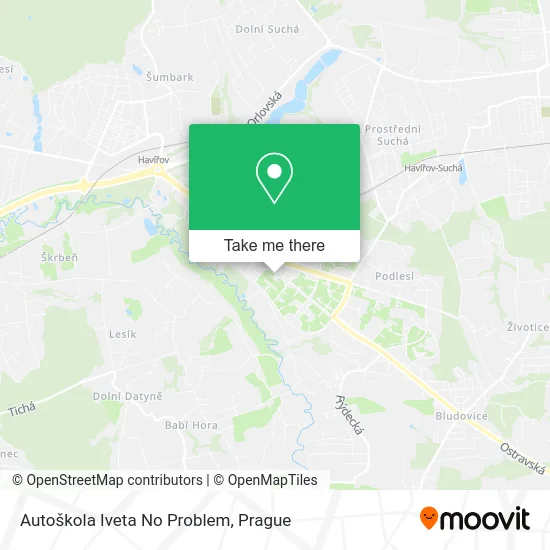 Карта Autoškola Iveta No Problem