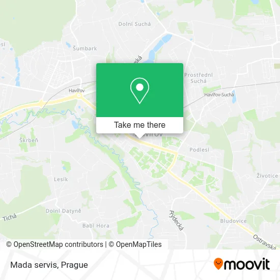 Карта Mada servis