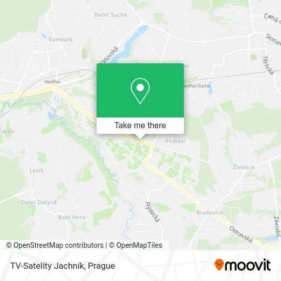 TV-Satelity Jachník map