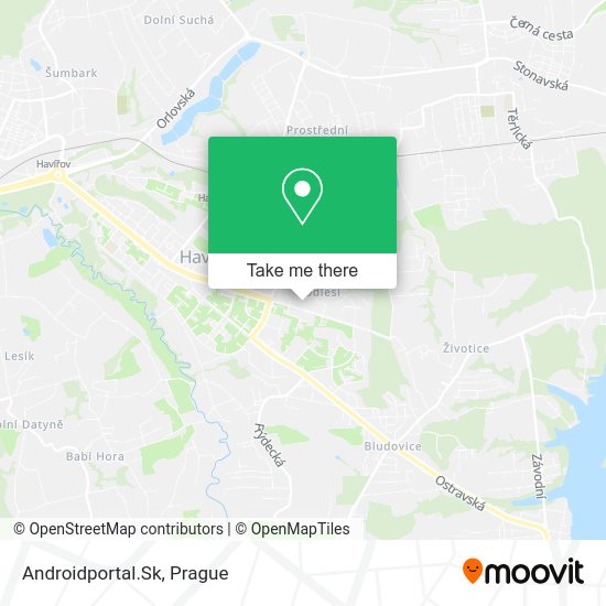 Карта Androidportal.Sk