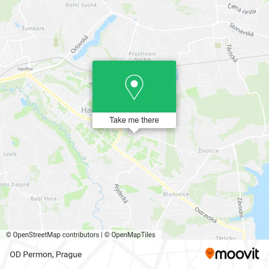 Карта OD Permon