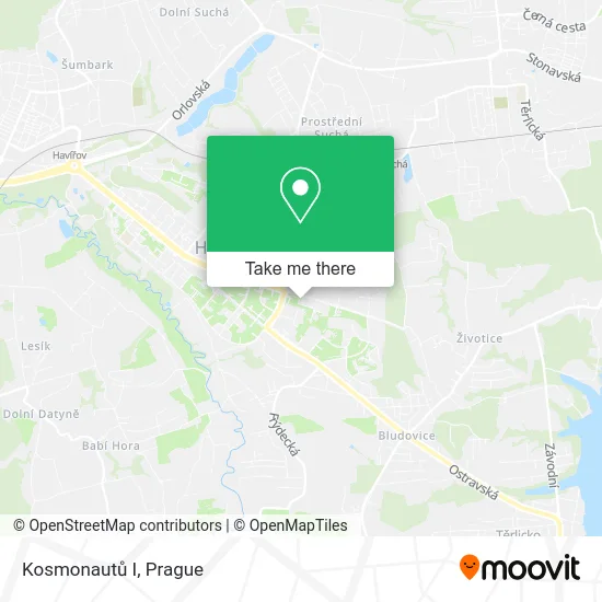 Карта Kosmonautů I