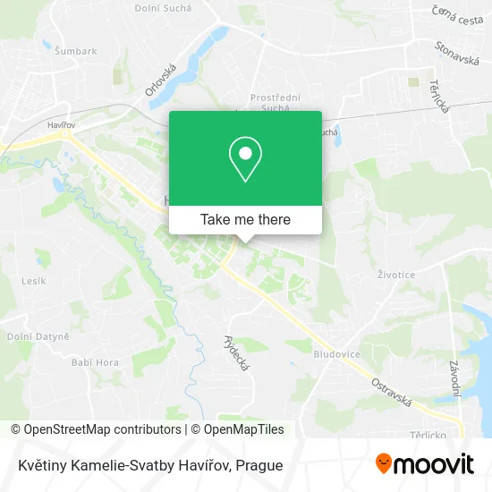 Květiny Kamelie-Svatby Havířov map