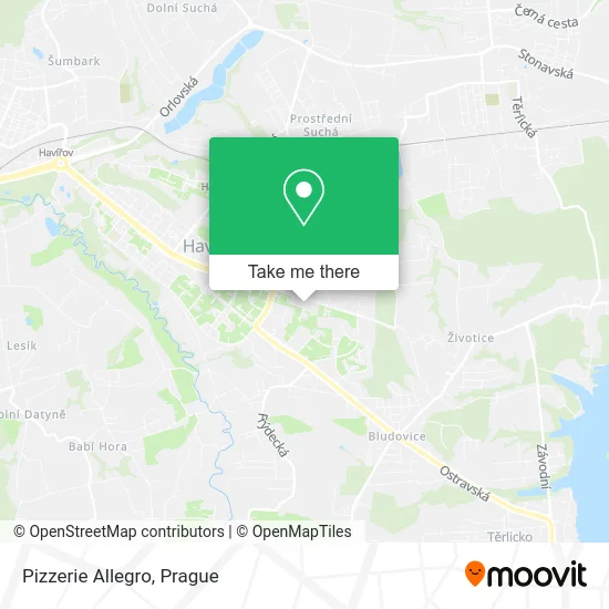 Pizzerie Allegro map