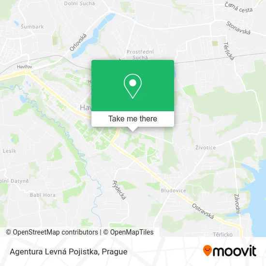 Карта Agentura Levná Pojistka
