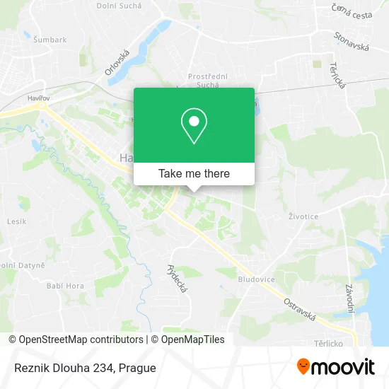 Reznik Dlouha 234 map