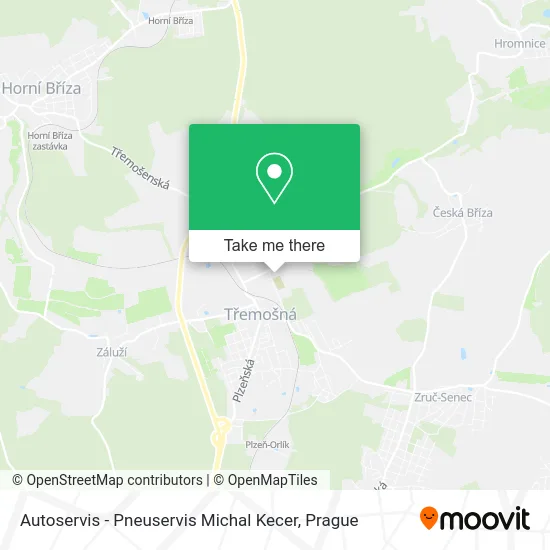 Карта Autoservis - Pneuservis Michal Kecer