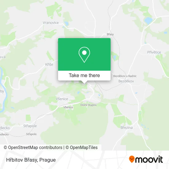 Карта Hřbitov Břasy