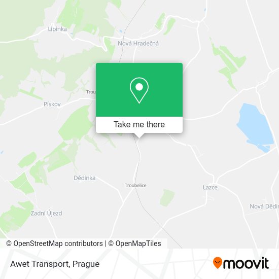 Карта Awet Transport