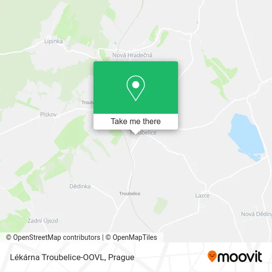 Карта Lékárna Troubelice-OOVL