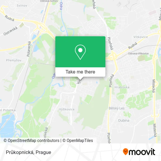 Карта Průkopnická